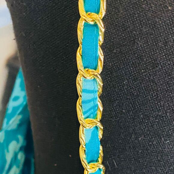 INC International Concepts Cami Tank And Wide Leg Pants 2Pc Set Teal Small - Picture 7 of 9